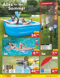 Gazetka promocyjna Netto Marken-Discount - Filial-Angebote - Gazetka - ważna od 03.06 do 03.06.2023 - strona 24 - produkty: adapter, Brei, Draht, edelstahl, eis, Garten, hängematte, Leuchte, leuchten, ndk, pool, reis, Solarfackel, Ti, uv-schutz, wasser, Wasserhängematte