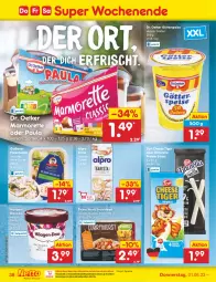 Gazetka promocyjna Netto Marken-Discount - Filial-Angebote - Gazetka - ważna od 03.06 do 03.06.2023 - strona 38 - produkty: alpro, bestpreis, Dr. Oetker, drink, eis, fleisch, fleischsalat, götterspeise, gurke, marmorette, ndk, Paula, reis, rel, salat, snack, Ti, zott, zottarella