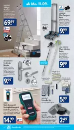 Gazetka promocyjna Aldi Nord - Von Montag - Gazetka - ważna od 16.09 do 16.09.2023 - strona 10 - produkty: Bau, Beba, decke, dell, edelstahl, elle, Farbroller, ferrex, garnitur, gin, Holz, kleber, latte, Mode, passend für alle, Ria, Roller, rwe, Sport, Teleskop, Ti, tisch, transportkarre, weber, ZTE