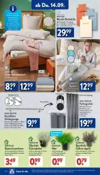 Gazetka promocyjna Aldi Nord - Von Montag - Gazetka - ważna od 16.09 do 16.09.2023 - strona 16 - produkty: aldi, auer, Bau, Bauer, baumwolle, bett, Betttuch, bettwäsche, Blüte, Brei, bügel, dell, Draht, edelstahl, elle, ente, garnitur, gin, jersey-spannbetttuch, kissen, Kissenbezug, kulturtopf, LG, mac, Mode, ndk, pflanze, Pyjama, Queentex, reine baumwolle, Ria, Schal, spannbetttuch, Ti, tisch, topf, tuc, wolle, ZTE