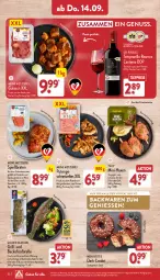 Gazetka promocyjna Aldi Nord - Von Montag - Gazetka - ważna od 16.09 do 16.09.2023 - strona 22 - produkty: aqua, axe, backofen, backwaren, braten, eis, elle, filet, flasche, forelle, gewürz, gin, grill, gulasch, Haxe, küche, Küchen, mit zwiebeln, nuss, Ofen, pesto, pute, putenbrust, reis, rel, rotwein, Schal, Schale, schnitten, schwein, schweine, schweinenacken, Speck, tempranillo, Ti, tiefpreis, tulip, wein, weine, Zelt, zitrone, zitronen, ZTE, zwiebel, zwiebeln