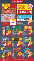 Gazetka promocyjna Aldi Nord - Von Montag - Gazetka - ważna od 16.09 do 16.09.2023 - strona 26 - produkty: aldi, angebot, angebote, bärenmarke, beutel, brause, creme, eis, eiskaffee, elle, frucht, fruchtgummi, haribo, haselnuss, Haselnusscreme, kaffee, karamell, kaugummi, kuchen, leibniz, leine, mac, mikado, milka, Nougatcreme, nuss, reis, riegel, Schaumzucker, schoko, schokolade, schokoriegel, snack, storck, teller, Ti, toffifee, vanille, waffeln, zucker