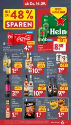 Gazetka promocyjna Aldi Nord - Von Montag - Gazetka - ważna od 16.09 do 16.09.2023 - strona 27 - produkty: baileys, beutel, bourbon, bourbon whiskey, coca-cola, cola, dip, eis, elle, essig, flasche, frucht, getränk, gin, heineken, jim beam, Kühne, likör, reis, sahne, schoko, schokolade, schweppes, Spezi, teller, Ti, tortilla, tortillas, wein, whiskey, ZTE, zucker