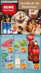 Gazetka promocyjna Rewe - Prospekte - Gazetka - ważna od 16.11 do 16.11.2024 - strona 1 - produkty: aktionspreis, Becher, bio, coca-cola, cola, coupon, eier, eierlikör, eis, eisbergsalat, exquisa, filet, haltbare milch, kräuter, likör, milch, reis, rewe feine welt, salat, schwein, schweine, schweine-filet, telefon, Ti, uhr, weihenstephan, wein, weine