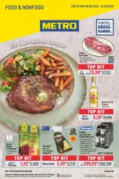 Gazetka promocyjna Metro - Food-NonFood - Gazetka - ważna od 21.08 do 21.08.2024 - strona 1 - produkty: ACC, auto, Cap, cappuccino, chia, cin, entrecôte, espresso, flasche, frucht, fruchtsaft, getränk, getränke, Havana Club, kaffee, kaffeevollautomat, latte, latte macchiato, mac, macchiato, Metro, milch, Palette, parmigiano, parmigiano reggiano, Rauch, reggiano, rezept, rezepte, rind, rinder, saft, Ti