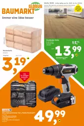 Gazetka promocyjna  - Gazetka - ważna od 27.09 do 27.09.2025 - strona 1 - produkty: akku, akku-bohrschrauber, Bohrschrauber, briketts, eis, Holz, Holzbriketts, ladegerät, led-licht, reis, Ti, vinylboden