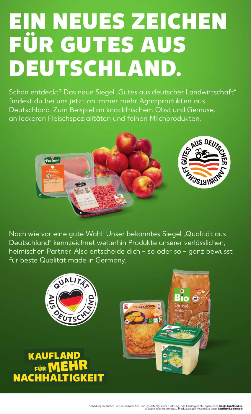 Aktueller Prospekt Kaufland - Prospekt - von 19.09 bis 25.09.2024 - strona 44 - produkty: angebot, angebote, eis, fleisch, Germ, HP, milch, obst, Obst und Gemüse, Spezi, Ti, und gemüse