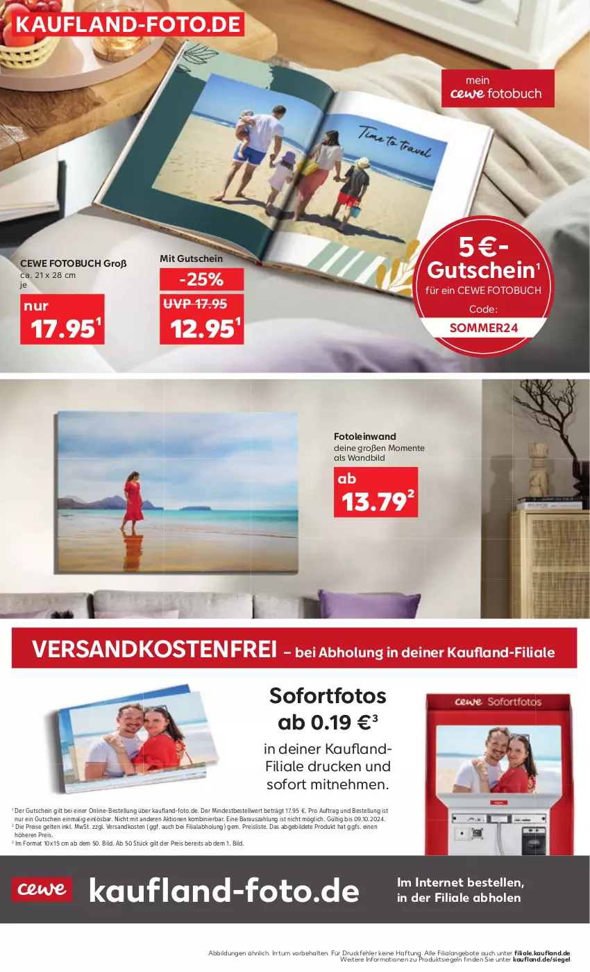 Aktueller Prospekt Kaufland - Prospekt - von 19.09 bis 25.09.2024 - strona 48 - produkty: angebot, angebote, buch, cewe, eis, elle, ente, Fotobuch, gutschein, ndk, reis, Ti, versandkostenfrei