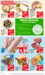 Gazetka promocyjna Kaufland - Prospekt - Gazetka - ważna od 25.09 do 25.09.2024 - strona 18 - produkty: angebot, antipasti, asti, creme, curry, doppelrahmstufe, eis, elle, filet, fisch, fleisch, forelle, frischkäse, garnelen, genovese, gorgonzola, Käse, kokos, kräuter, kräutern, küche, Küchen, lachs, lachsfilet, Laufen, mac, maracuja, olive, oliven, paprika, pesto, rel, salat, Schärdinger, schnittkäse, scholl, seelachsfilet, thunfisch, Ti, tisch, ZTE