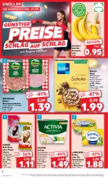 Gazetka promocyjna Kaufland - Prospekt - Gazetka - ważna od 25.09 do 25.09.2024 - strona 2 - produkty: activia, angebot, auer, banane, bananen, Bau, Bauer, Becher, bifi, butter, creme, danone, danone activia, gin, hafer, haferflocken, Kinder, Kinder Maxi, kinder maxi king, kölln, korn, landliebe, milch, müsli, pingui, riegel, salz, schoko, schokoriegel, Spezi, Streichzart, Ti, wiesbauer, wurst, ZTE