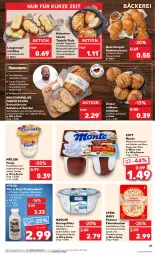 Gazetka promocyjna Kaufland - Prospekt - Gazetka - ważna od 25.09 do 25.09.2024 - strona 21 - produkty: angebot, angebote, ball, Bau, Becher, brot, brötchen, butter, creme, crème fraîche, Croissant, dessert, eis, filet, filets, flammkuchen, fleisch, froop, frucht, Fruchtmark, geback, gurke, Hähnchenfleisch, hering, Herings, heringsfilets, honig, Honig-Senf, joghur, joghurt, Käse, korn, kuchen, lamm, mehl, milch, monte, mozzarella, Müller, müller froop, nadler, Nougatcreme, nuss, reis, rel, ring, rum, saft, sahne, salat, Salatgurke, sauce, schinken, schmand, schoko, senf, Speck, steinhaus, Tasche, Ti, tisch, tzatziki, vita, Vitamine, weizenmehl, zott, Zott Monte, ZTE, zwiebel, zwiebeln