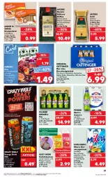 Gazetka promocyjna Kaufland - Prospekt - Gazetka - ważna od 25.09 do 25.09.2024 - strona 25 - produkty: alkohol, amecke, angebot, angebote, bier, bohne, bohnen, bohnenkaffee, brot, cola, drink, eis, energy drink, frucht, fruchtsaft, fruchtsaftgetränk, getränk, getränke, getränkesirup, gin, jacobs, Jacobs Gold, kaffee, karlsberg, karlsberg mixery, löslicher bohnenkaffee, malz, mango, Mixer, mixery, oettinger, Peroni, pils, pilsner, pilsner urquell, radler, reis, saft, Schankbier, sirup, Ti, trommel, vita, Vitamine, ZTE, zucker