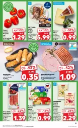 Gazetka promocyjna Kaufland - Prospekt - Gazetka - ważna od 25.09 do 25.09.2024 - strona 37 - produkty: angebot, angebote, auer, Bergkäse, Edelsalami, gin, hartkäse, Heu, Heujuwel, heumilch, hinterschinken, Käse, milch, paprika, salami, salz, Sauermilchkäse, schinken, schnittkäse, Sennenkäse, spinat, spitzenqualität, Ti