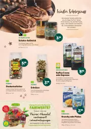 Gazetka promocyjna Denns Biomarkt - Prospekte - Gazetka - ważna od 17.12 do 17.12.2022 - strona 8 - produkty: aufstrich, bio, bohne, bohnen, dennree, ente, erde, erdnüsse, espresso, flakes, frucht, kaffee, kaffeegenuss, nuss, oder espresso, ohne palmöl, Ria, rwe, Schal, Schale, schoko, snack, studentenfutter, Ti, tisch