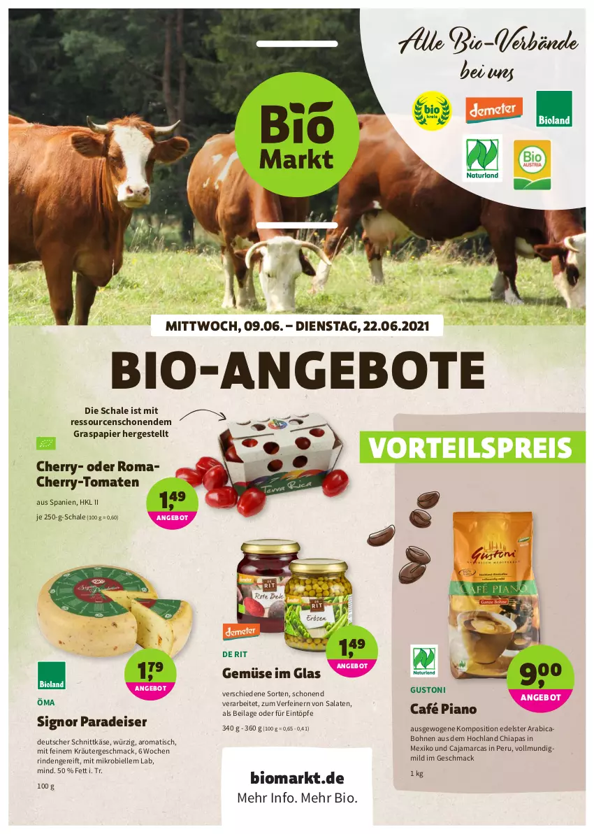 Aktueller Prospekt Denns Biomarkt - Prospekte - von 09.06 bis 22.06.2021 - strona 1