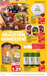 Gazetka promocyjna Kaufland - Spezielle Angebote - Gazetka - ważna od 29.06 do 29.06.2022 - strona 4 - produkty: angebot, antipasti, aoste stickado, asti, auer, Becher, bier, Bronner, eis, fleisch, fleischsalat, frischkäse, Getrocknete Tomaten, Heu, Käse, kräuter, malz, marinade, Mini-Salami, natur, paprika, Peroni, salami, salat, Schal, Schale, snack, spitzenqualität, stickado, Ti, tomate, tomaten, ZTE