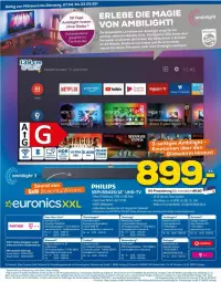 Gazetka promocyjna Euronics - Prospekte - Gazetka - ważna od 04.05 do 04.05.2022 - strona 16 - produkty: burger, daim, dvb, Elektro, euronics xxl, Haushaltsgeräte, kleber, monati, Philips, Subwoofer, tee, Ti, tuner, uhd, UHD-TV, uhr, Yo