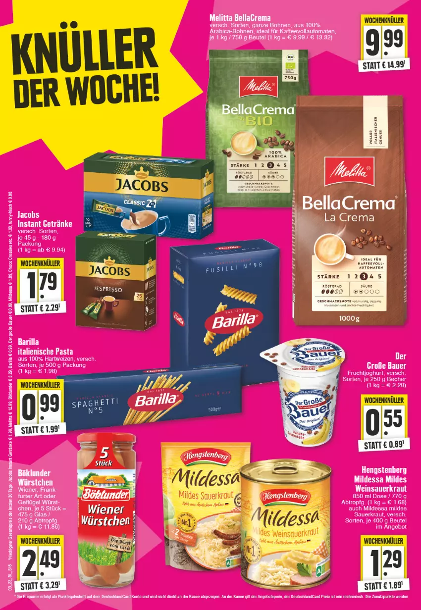 Aktueller Prospekt E Center - Angebote der Woche - von 16.01 bis 21.01.2023 - strona 16 - produkty: auto, kaffee, mac, nuss, tomate, tomaten, wiener, würstchen