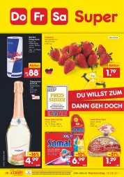 Gazetka promocyjna Netto Marken-Discount - Filial-Angebote - Gazetka - ważna od 18.06 do 18.06.2022 - strona 28 - produkty: asti, beere, beeren, brot, cin, cinzano, Cinzano Asti, drink, eis, energy drink, erdbeere, erdbeeren, korn, lieken, ndk, red bull, reis, Schal, Schale, somat, Ti, urkorn, versandkostenfrei, wein