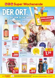 Gazetka promocyjna Netto Marken-Discount - Filial-Angebote - Gazetka - ważna od 18.06 do 18.06.2022 - strona 32 - produkty: Amarenakirschen, coupon, debeukelaer, decor, dessert, desserts, dessertsauce, eier, eierlikör, eis, Eistüten, kirsch, kirsche, kirschen, likör, ndk, nordbrand, reis, sauce, schoko, Ti, Tüte, versandkostenfrei