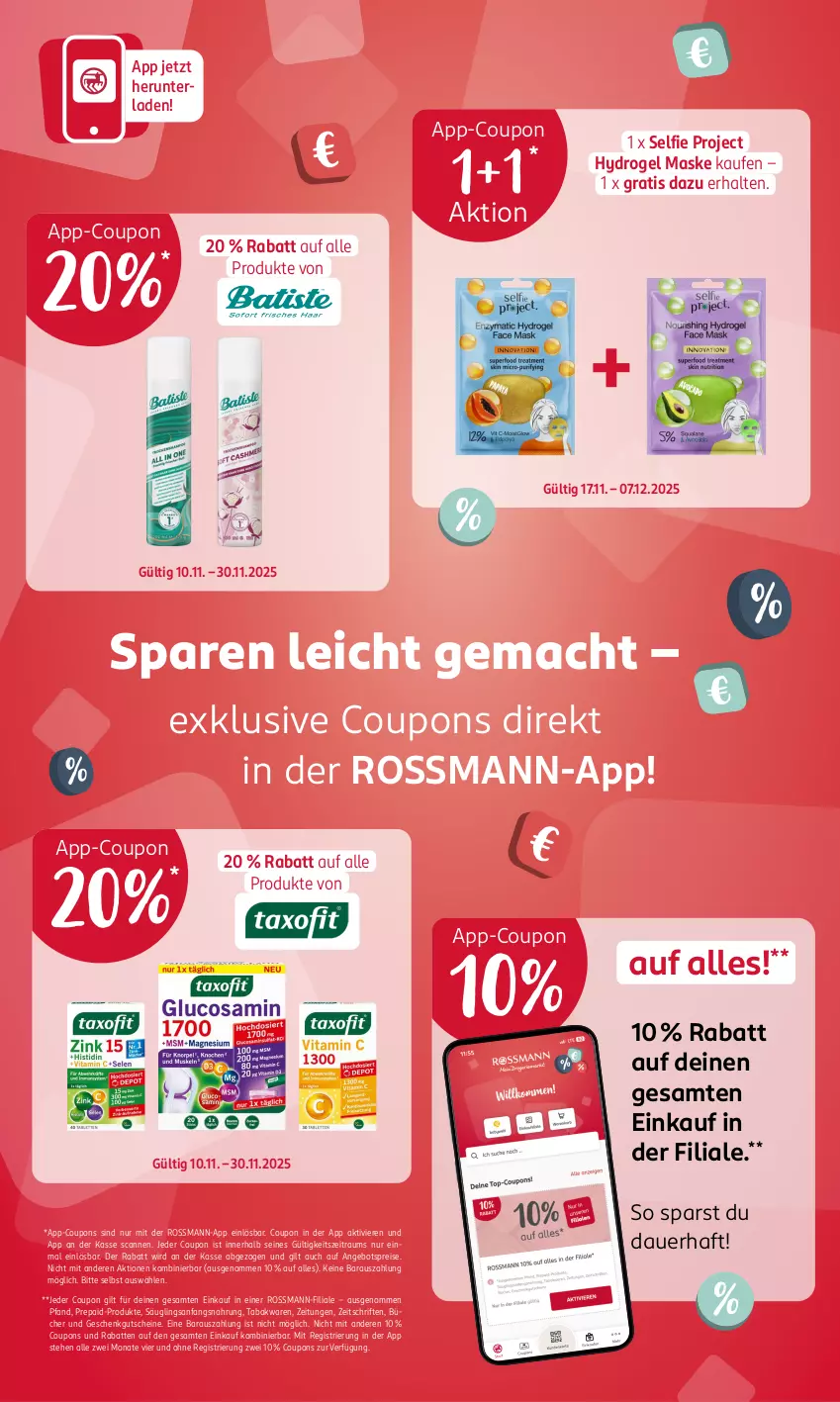 Aktueller Prospekt Rossmann - Prospekte - von 29.09.2025 bis 04.01.2026 - strona 2 - produkty: angebot, angebotspreis, auer, coupon, coupons, eis, gutschein, gutscheine, mac, Maske, reis, Ti