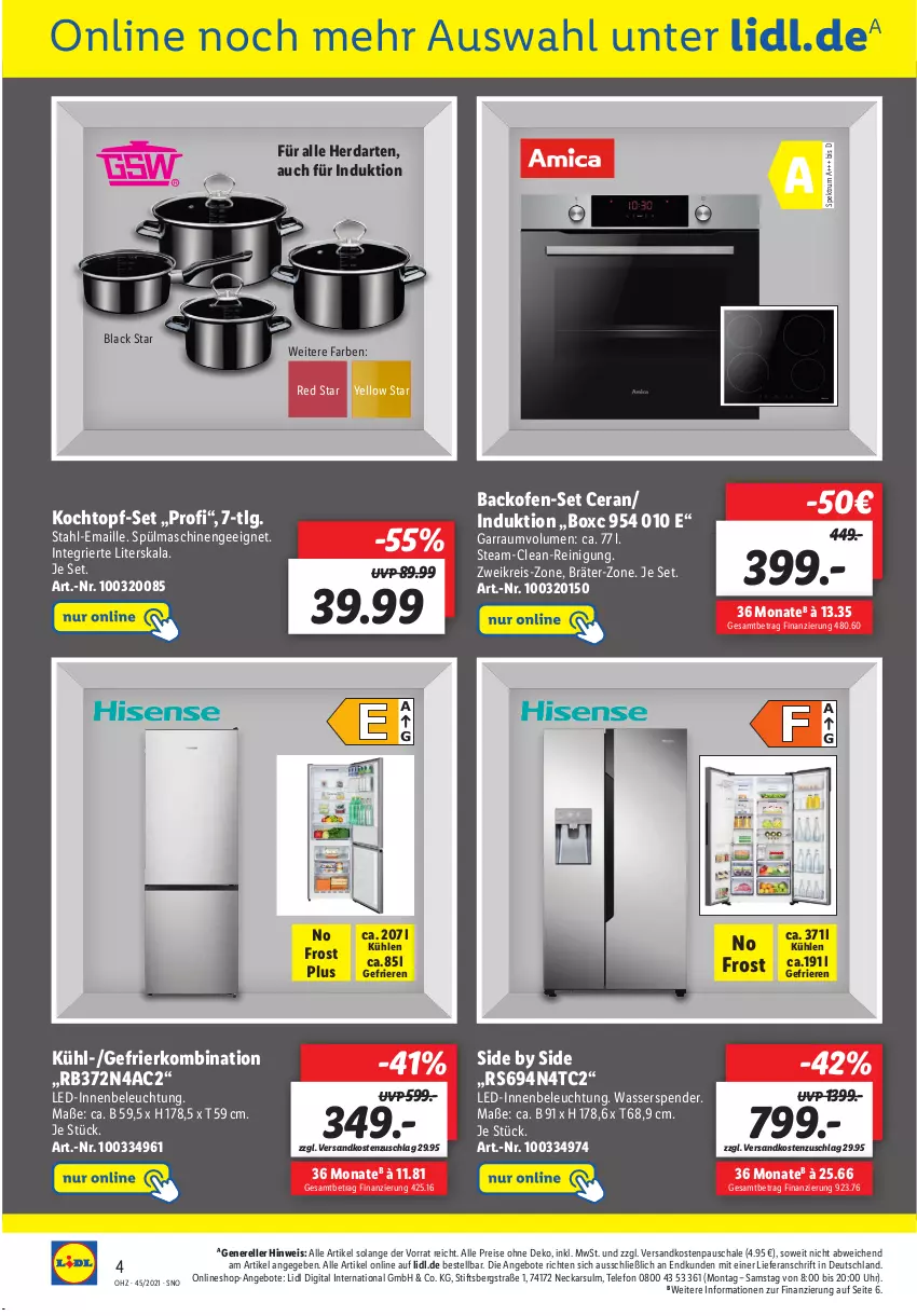 Aktueller Prospekt Lidl - Onlineshop-Highlights der Woche - von 08.11 bis 14.11.2021 - strona 4