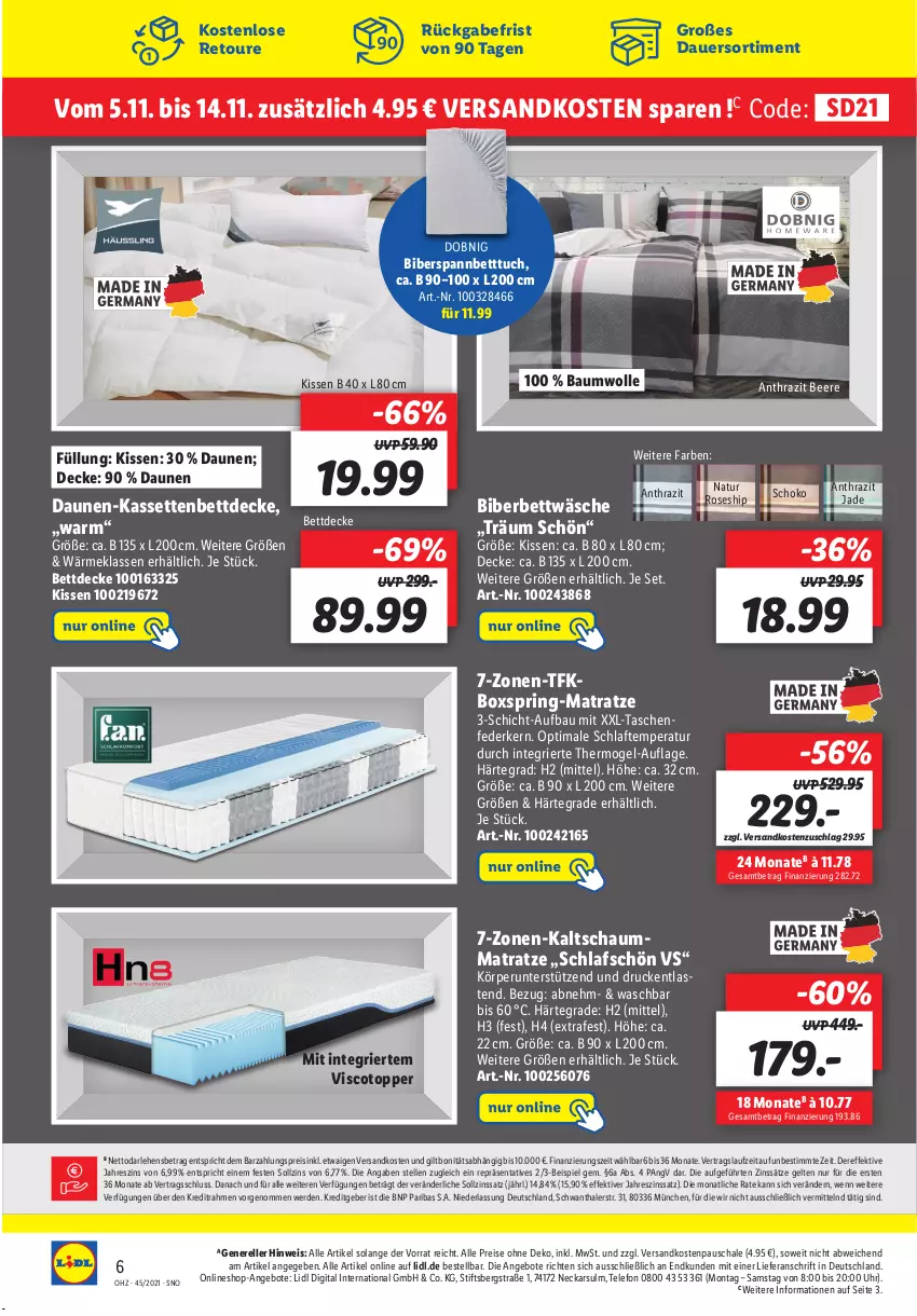 Aktueller Prospekt Lidl - Onlineshop-Highlights der Woche - von 08.11 bis 14.11.2021 - strona 6