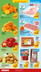 Gazetka promocyjna Penny - Prospekte - Gazetka - ważna od 18.11 do 18.11.2023 - strona 26 - produkty: bacon, clementinen, eimer, eis, fleisch, Kaki, kartoffel, kartoffeln, Käse, minutensteaks, regal, reis, schinken, schwein, schweine, speisekartoffeln, steak, steaks, Ti, wein, weine, wurst, ZTE