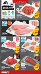 Gazetka promocyjna Penny - Prospekte - Gazetka - ważna od 18.11 do 18.11.2023 - strona 4 - produkty: braten, brustfilet, eis, ente, filet, filets, fleisch, Frische Hähnchen, Geflügel, geflügelprodukte sind mit dem, hackfleisch, Kalbsleber, LG, rind, rinder, rindfleisch, schmorbraten, schwein, schweine, wein, weine
