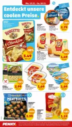 Gazetka promocyjna Penny - Prospekte - Gazetka - ważna od 18.11 do 18.11.2023 - strona 6 - produkty: bavaria blu, Becher, bergader, beutel, brötchen, buch, coppenrath, eier, eiersalat, Goldstücke, Käse, käsescheiben, Köttbullar, obazda, Ofen, Ofenkäse, Popp, Ria, rouge, rougette, salat, Spezi, Yo