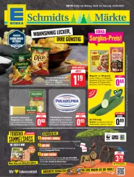 Gazetka promocyjna Edeka - Angebote der Woche - Gazetka - ważna od 23.09 do 23.09.2023 - strona 1 - produkty: angebot, angebote, Becher, beko, bolognese, chips, chipsfrisch, deka, eis, erde, frischkäse, frischkäsezubereitung, gurke, gurken, Käse, korn, mac, maggi, maggi fix, natur, Ofen, philadelphia, reis, Schleich, spaghetti, spaghetti bolognese, super-knüller, teigwaren, Ti, ZTE