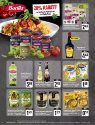 Gazetka promocyjna Edeka - Angebote der Woche - Gazetka - ważna od 23.09 do 23.09.2023 - strona 14 - produkty: barilla, basmati, Basmati Reis, bertolli, bio, coupon, coupons, deka, Dijon Senf, edeka bio, eintopf, eis, essig, flasche, fleisch, Fleisch Suppe, gin, hengstenberg, maggi, maggi würze, maille, olive, oliven, olivenöl, pasta, Pasta Sauce, pesto, rabatt-coupon, reis, rind, rindfleisch, sauce, saucen, senf, Spezi, suppe, Ti, topf, ZTE