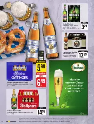 Gazetka promocyjna Edeka - Angebote der Woche - Gazetka - ważna od 23.09 do 23.09.2023 - strona 16 - produkty: angebot, bier, coupon, coupons, deka, eis, flasche, franziskaner, gin, natur, nuss, oettinger, pils, rabatt-coupon, reis, super-knüller, Ti, weissbier, ZTE