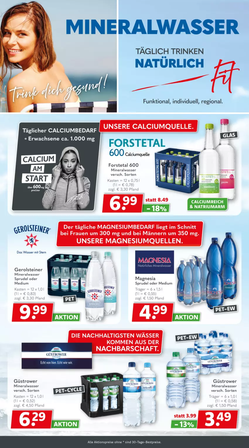 Aktueller Prospekt Getraenkeland - von 31.08 bis 12.09.2025 - strona 7 - produkty: aktionspreis, Alwa, bestpreis, bestpreise, Calcium, eis, elle, Forstetal, gerolsteine, gerolsteiner, mineralwasser, natürliches mineralwasser, reis, Sprudel, steiner, Ti, wasser