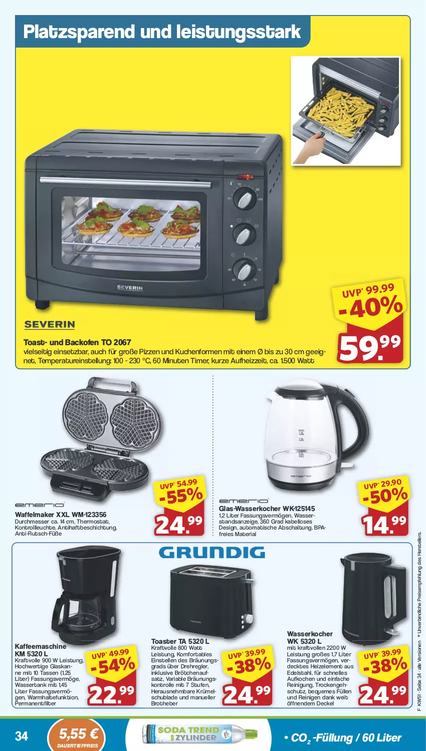 Aktueller Prospekt Famila - Prospekte - von 16.12 bis 24.12.2024 - strona 34 - produkty: auer, auto, backofen, brot, brötchen, brötchenaufsatz, dauertiefpreis, decke, Deckel, edelstahl, eis, elle, erde, glas-wasserkocher, kaffee, kaffeemaschine, Kocher, kraft, kuchen, Leuchte, messer, Ofen, Reinigung, reis, Ria, Schal, tasse, teller, thermostat, Ti, tiefpreis, timer, tisch, toast, toaster, wasser, wasserkocher, wassertank