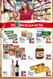 Gazetka promocyjna Kupsch - Angebote der Woche - Gazetka - ważna od 19.03 do 19.03.2022 - strona 2 - produkty: actimel, activia, almette, alpenfrischkäse, arla, Becher, bio, butter, creme, danone, danone activia, doppio passo, ferrero, flasche, frischkäse, gin, joghur, joghurt, Kærgården, kakao, Käse, keks, leibniz, Mett, nuss, nuss-nugat-creme, nutella, oder piccolinis, original wagner, passo, piccolinis, pizza, primitivo, salz, Ti, wagner, wein