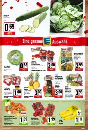 Gazetka promocyjna Kupsch - Angebote der Woche - Gazetka - ważna od 19.03 do 19.03.2022 - strona 3 - produkty: ananas, banane, bananen, Becher, beere, beeren, bio, deka, edeka bio, eis, eisbergsalat, erdbeere, erdbeeren, Frühkartoffeln, gurke, himbeer, himbeere, himbeeren, kartoffel, kartoffeln, mandarine, mandarinen, pflaume, pflaumen, reis, salat, Salatgurke, Schal, Schale, spargel, speisefrühkartoffeln, speisekartoffeln, Speisezwiebeln, tafeläpfel, tafeltrauben, Ti, tomate, tomaten, trauben, zwiebel, zwiebeln