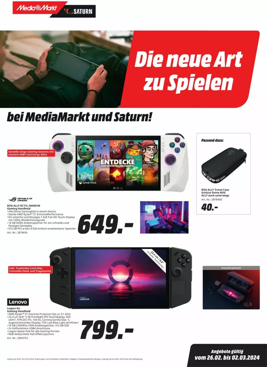 Aktueller Prospekt Media Markt - Prospekte - von 11.03 bis 25.03.2024 - strona 1 - produkty: angebot, angebote, eier, elle, mediamarkt, rwe, ryzen, Ti