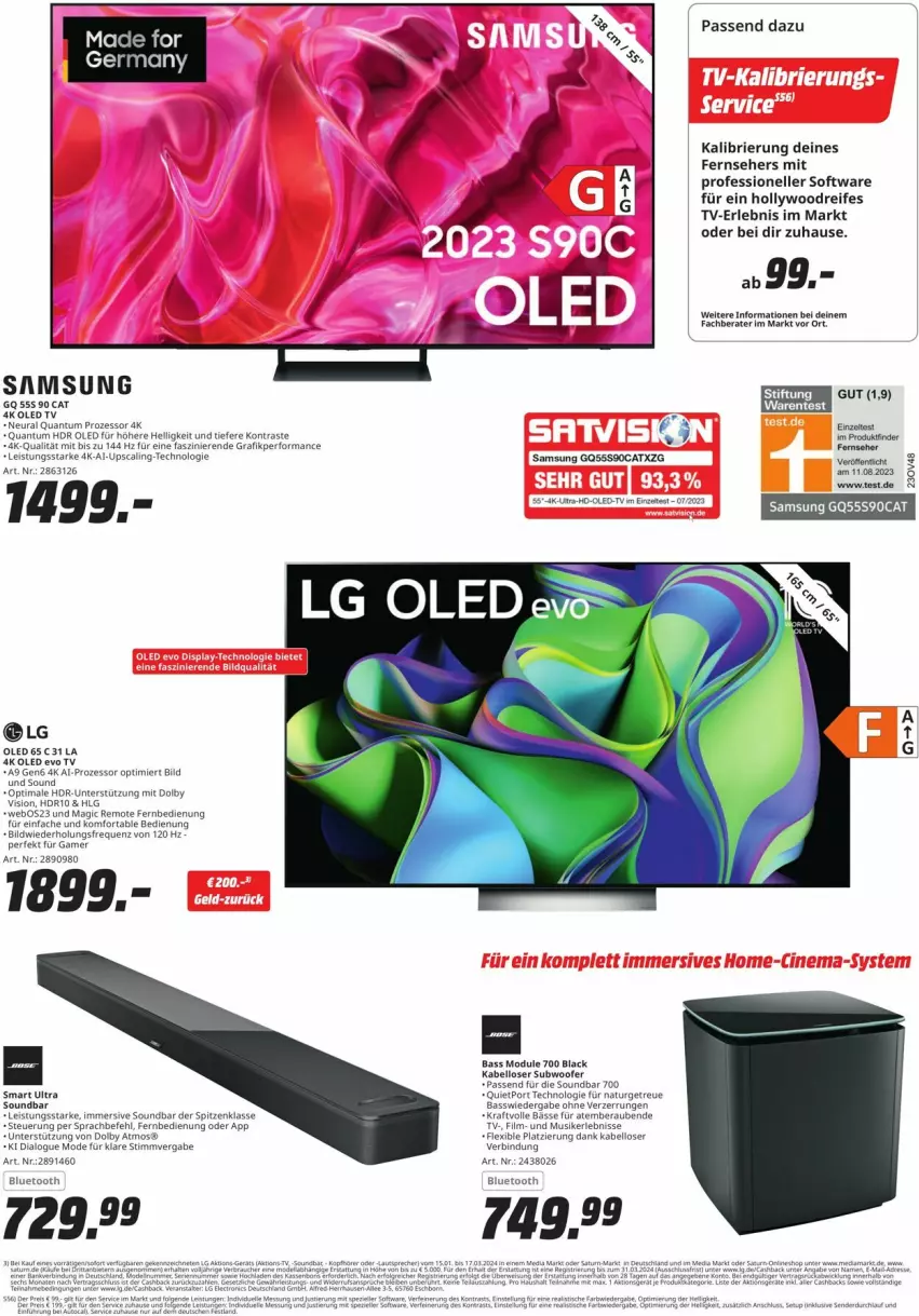 Aktueller Prospekt Media Markt - Prospekte - von 11.03 bis 25.03.2024 - strona 3 - produkty: brie, eis, elle, fernbedienung, fernseher, kraft, lack, LG, mac, Mode, natur, Samsung, Software, soundbar, Ti