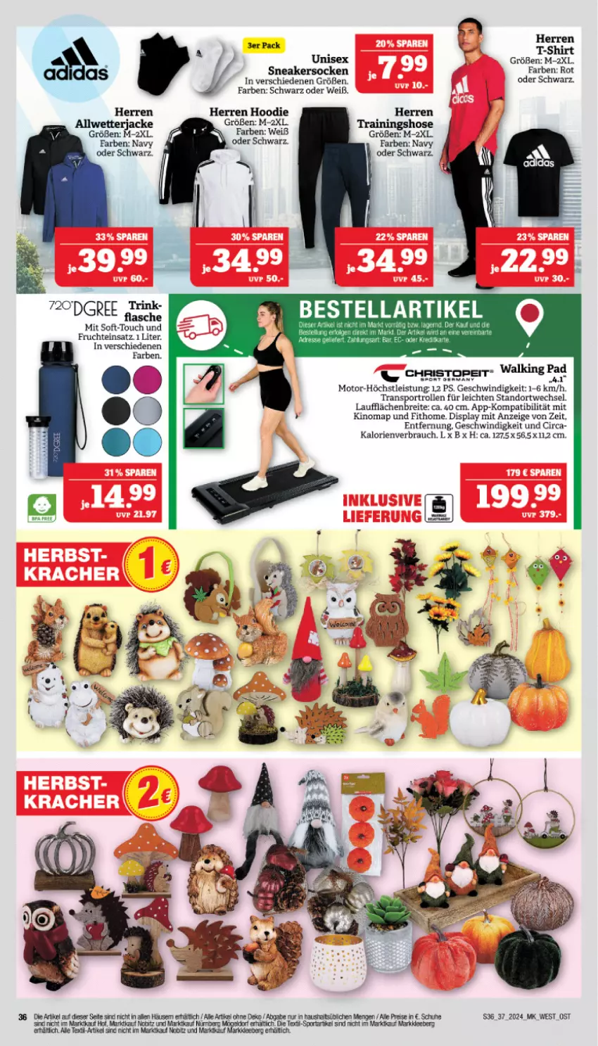 Aktueller Prospekt Marktkauf - Prospekt - von 08.09 bis 14.09.2024 - strona 40 - produkty: Brei, eis, frucht, hose, Jacke, Rauch, reis, schuhe, shirt, sneaker, sneakersocken, socken, Sport, T-Shirt, Ti