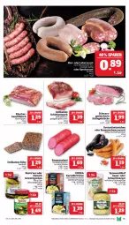 Gazetka promocyjna Marktkauf - Prospekt - Gazetka - ważna od 14.09 do 14.09.2024 - strona 19 - produkty: auer, Bau, Bauer, brot, eis, fleisch, gewürz, Gewürzgurke, gewürzgurken, gurke, gurken, Hausmacher, kartoffel, Kraut, leberwurst, mac, püree, reis, Rippen, salami, salz, schinken, schinkenspeck, Schwarzwurst, Speck, spreewaldhof, Ti, wurst, würstchen, ZTE