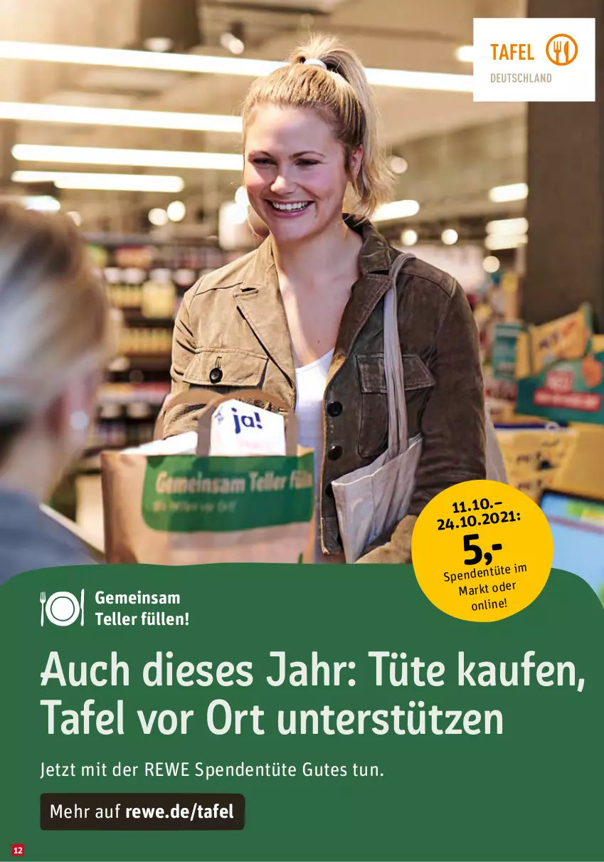 Aktueller Prospekt Rewe - Prospekte - von 11.10 bis 17.10.2021 - strona 12