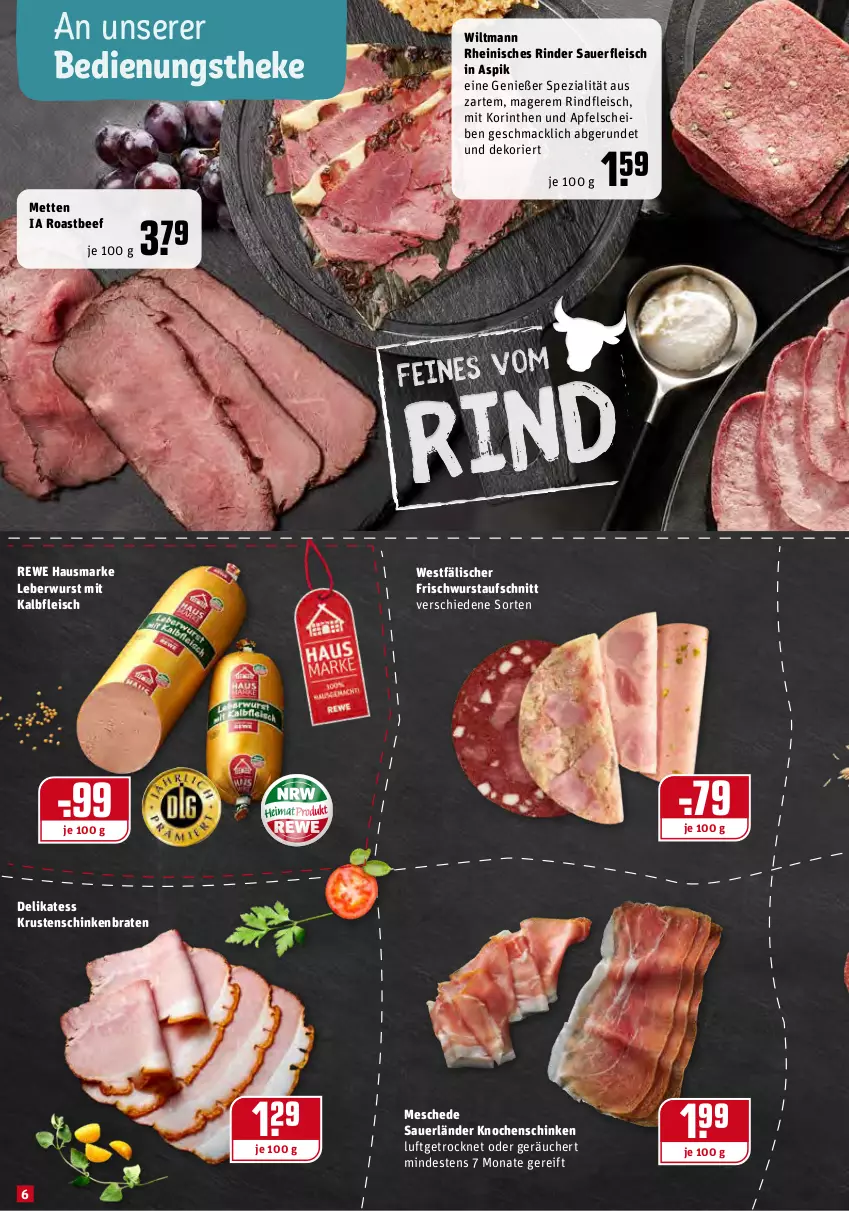 Aktueller Prospekt Rewe - Prospekte - von 11.10 bis 17.10.2021 - strona 6