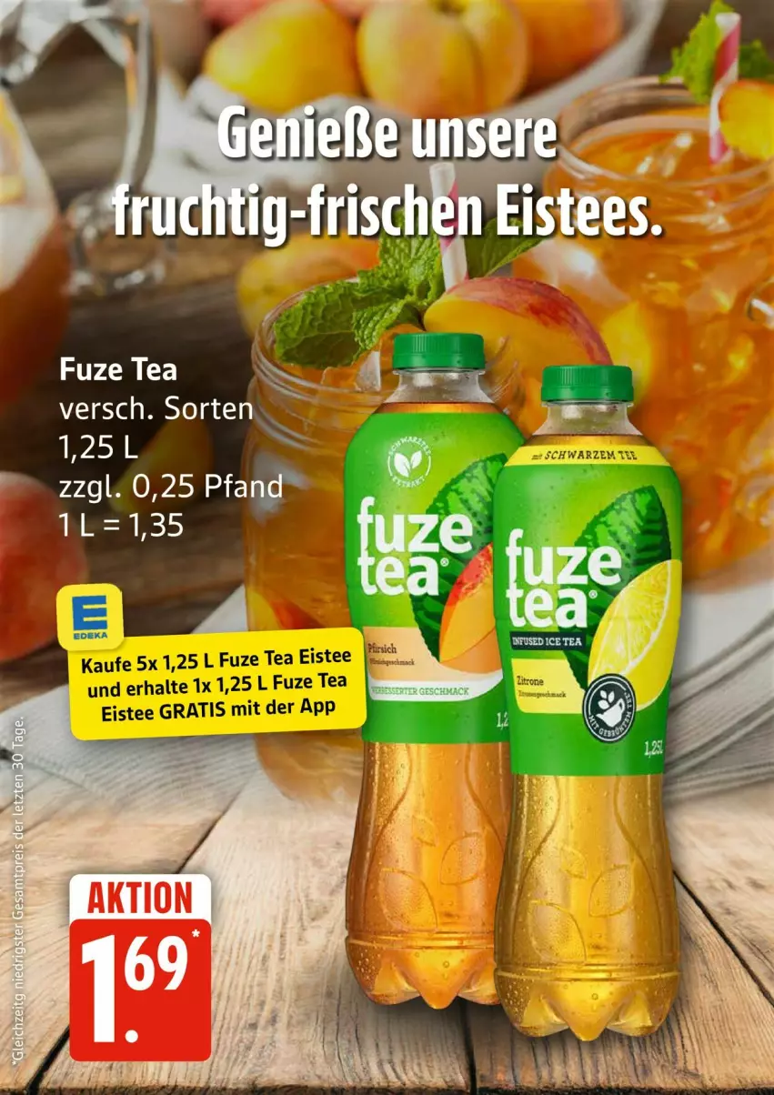 Aktueller Prospekt Edeka - Prospekte - von 10.08 bis 15.08.2026 - strona 22 - produkty: fuze tea, Ti