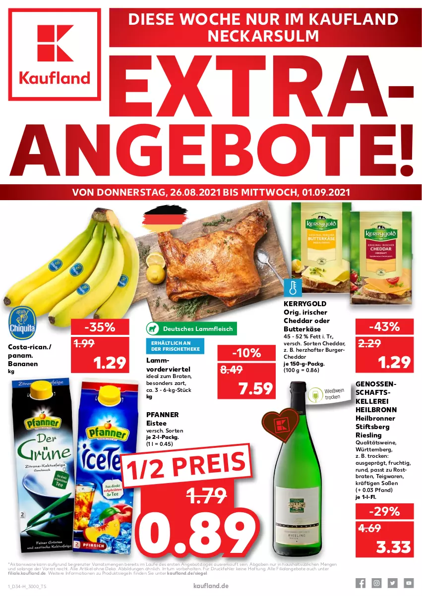 Aktueller Prospekt Kaufland - Spezielle Angebote - von 26.08 bis 01.09.2021 - strona 1