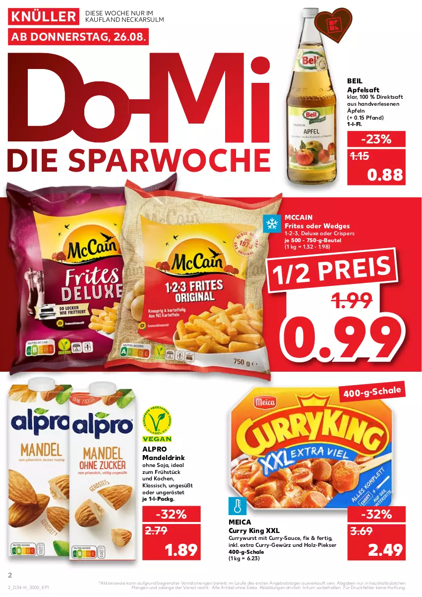 Aktueller Prospekt Kaufland - Spezielle Angebote - von 26.08 bis 01.09.2021 - strona 2