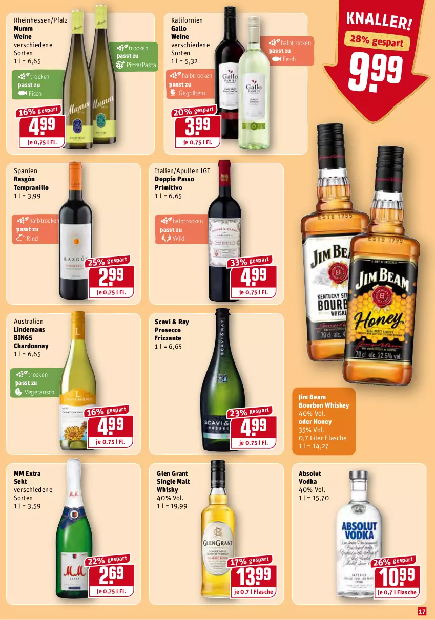 Aktueller Prospekt Rewe - Diese Woche im Angebot! - von 15.11 bis 20.11.2021 - strona 17