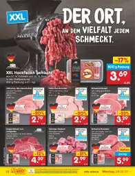 Gazetka promocyjna Netto Marken-Discount - Filial-Angebote - Gazetka - ważna od 05.03 do 05.03.2022 - strona 12 - produkty: brustfilet, cordon bleu, eis, filet, fleisch, gulasch, hackfleisch, hackfleisch gemischt, hähnchen-schenkel, henkel, jungbullen, kotelett, minutenschnitzel, natur, ndk, reis, rind, rouladen, saft, schenkel, schinken, schnitten, schnitzel, schwein, schweine, suppe, suppen, suppenfleisch, Ti, versandkostenfrei, wein, weine