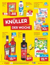 Gazetka promocyjna Netto Marken-Discount - Filial-Angebote - Gazetka - ważna od 05.03 do 05.03.2022 - strona 2 - produkty: amaro, aperol, ariel, ariel waschmittel, bärenmarke, Dr. Oetker, eis, frische milch, kräuter, kräuterlikör, likör, milch, ndk, pizza, rama, ramazzott, ramazzotti, reis, ristorante, ristorante pizza, Ti, versandkostenfrei, waschmittel, würstchen, zott