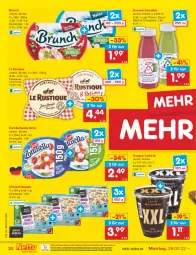 Gazetka promocyjna Netto Marken-Discount - Filial-Angebote - Gazetka - ważna od 05.03 do 05.03.2022 - strona 20 - produkty: caffe, eis, flasche, hühner, Innocent, Le Rustique, ndk, nerf, reis, rel, smoothie, Ti, versandkostenfrei, zott, zottarella, zottarella minis